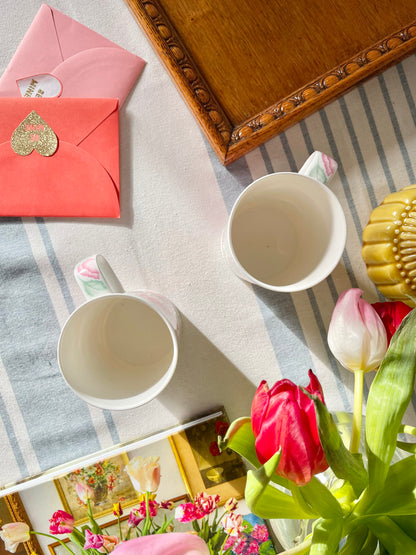 Dunmoon Canterbury Rose Mugs