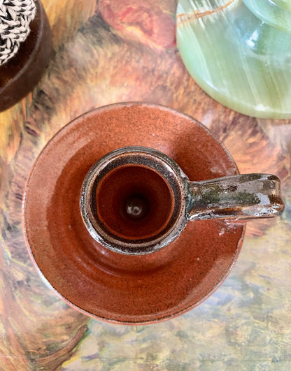 Pottery candle holder 🕯️