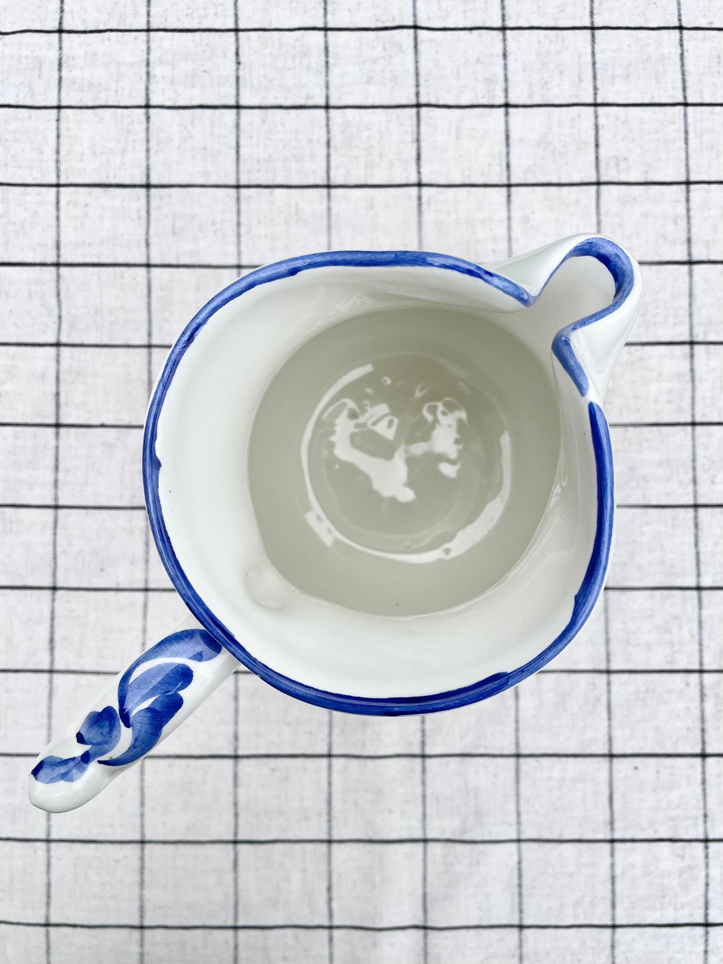 Blue & White Spanish Jug