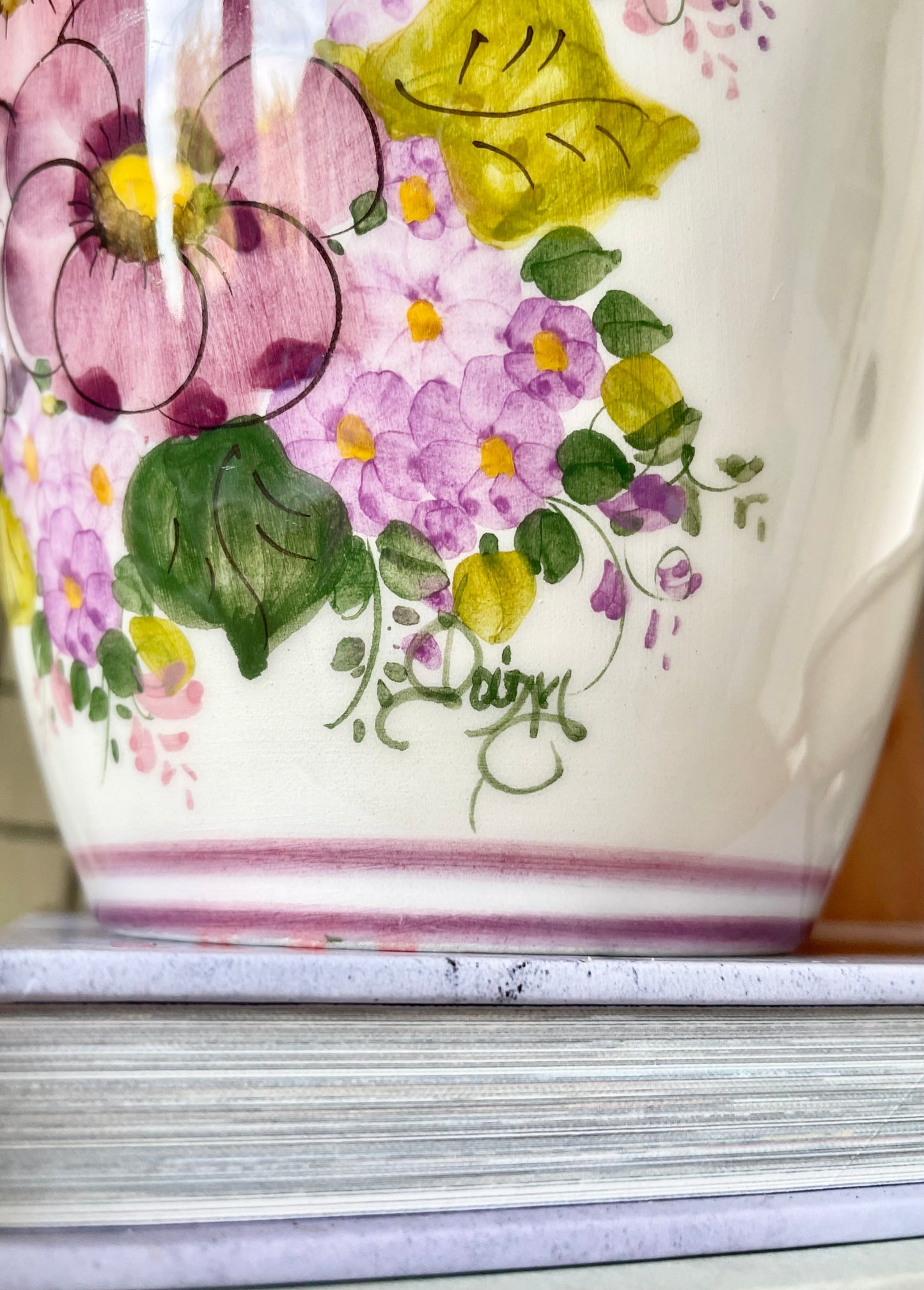 Floral Lidded Pot
