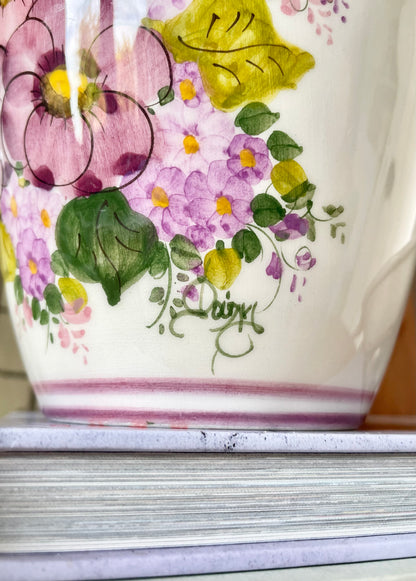 Floral Lidded Pot