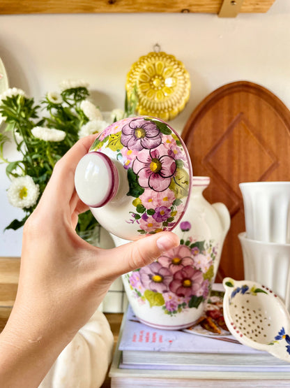 Floral Lidded Pot