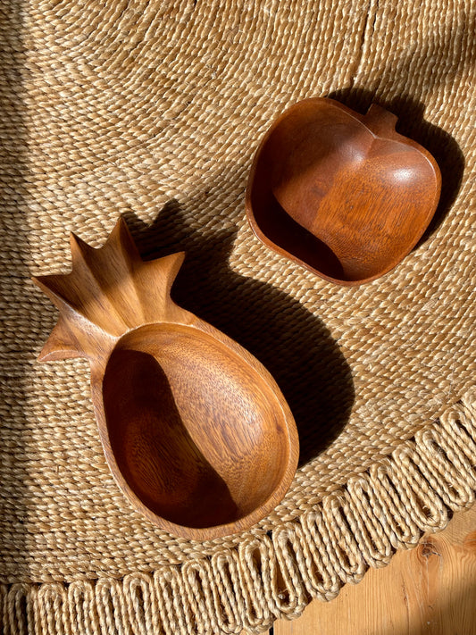 Wooden Apple dish