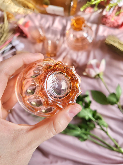 French Art Deco Decanter with Matching Set of 6 Liqueur Glasses 🎀