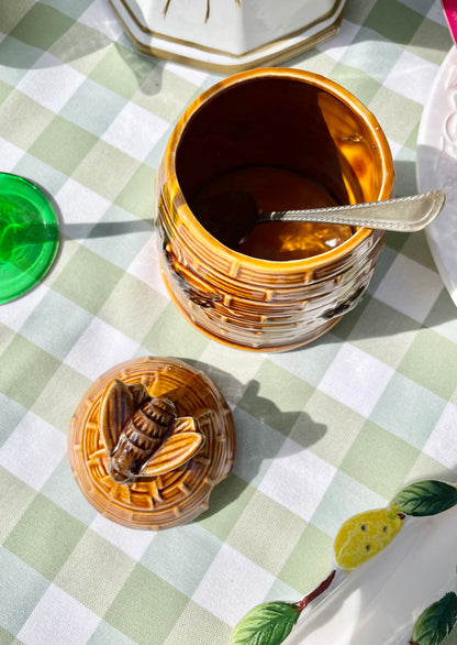 Bee-Topped Honey Pot 🐝🍯