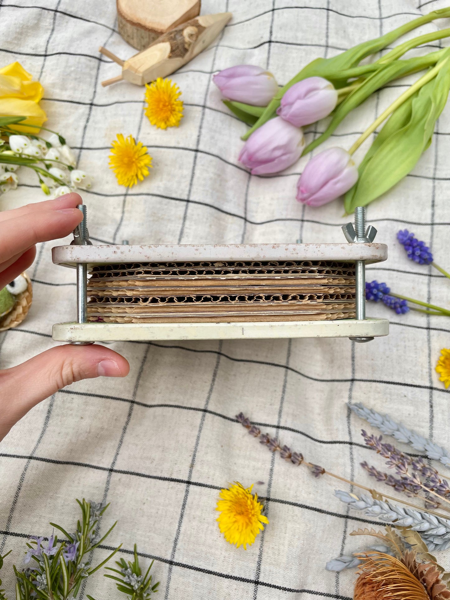 70’s/80’s Flower press