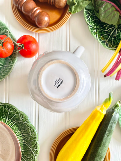White Ceramic Fruit Jug